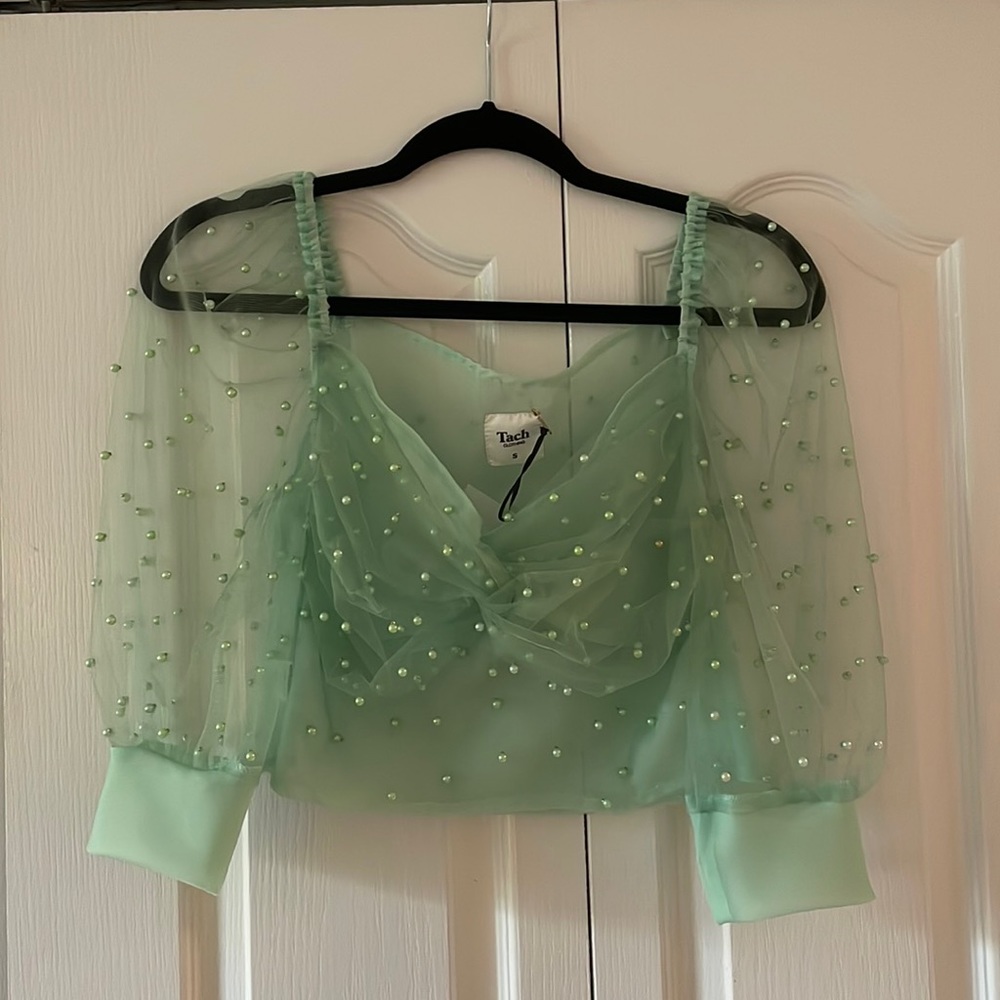 COPY - Tach Clothing green Pearl top